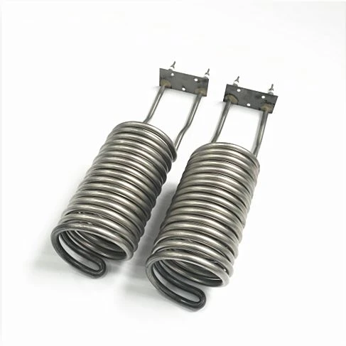 Coffee machine boiler heating element